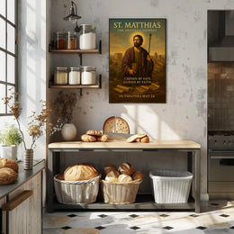 St. Matthias The Apostles Journey Poster
