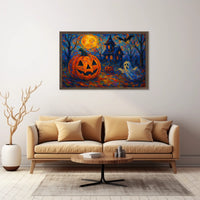 Halloween Night Fantasy Gothic Wanderlust Poster