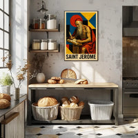 Saint Jerome Religious Art Poster