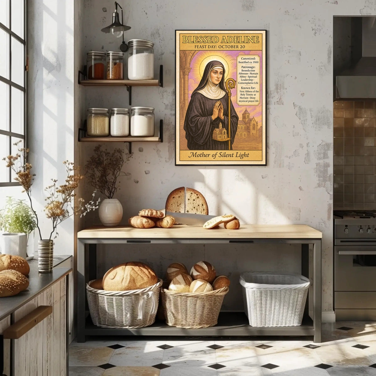 Blessed Adeline Mother of Silent Light Poster