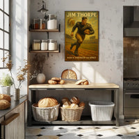 Jim Thorpe Celebrating a Legendary Athlete Poster