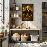 John Adams Vintage Historical or Presidential Poster