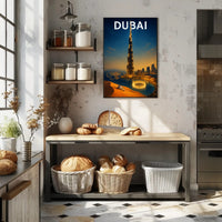 Dubai Skyline Poster
