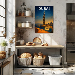 Dubai Skyline Poster