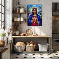 Virgin Mary Angels Poster
