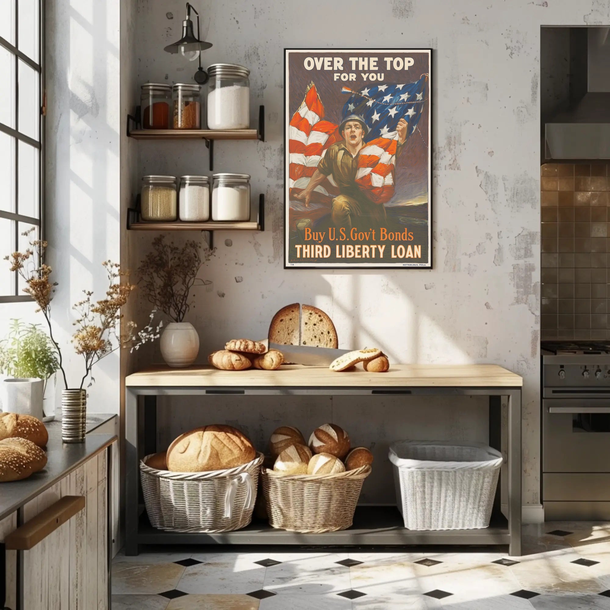 Third Liberty Loan Propaganda Poster for Patriotic Support