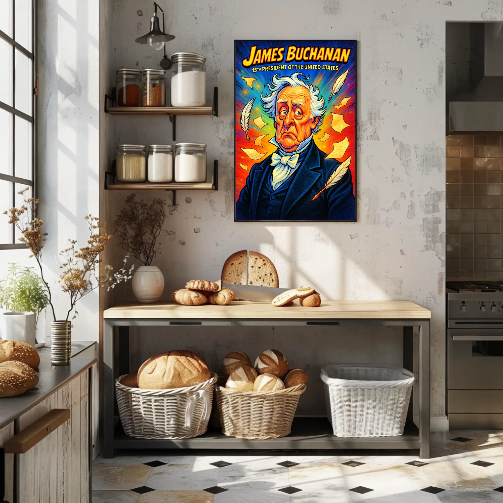James Buchanan 15th President Poster PosterGoat