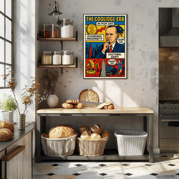 The Coolidge Era in Pop Art Poster PosterGoat