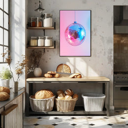 Disco Ball Extravaganza: Retro Nightlife Music or Concert Poster PosterGoat