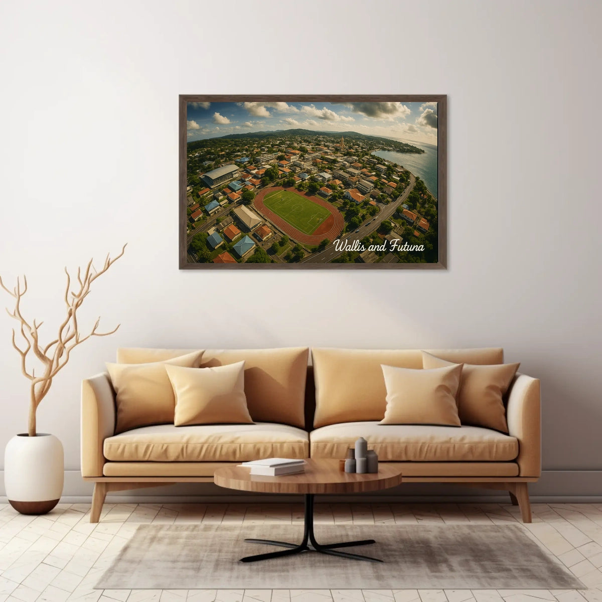 Wallis and Futuna Aerial View Poster