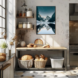 Breathtaking Winter Mountainscape: National Park Poster