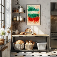 Abstract Watercolor Expression Abstract Poster