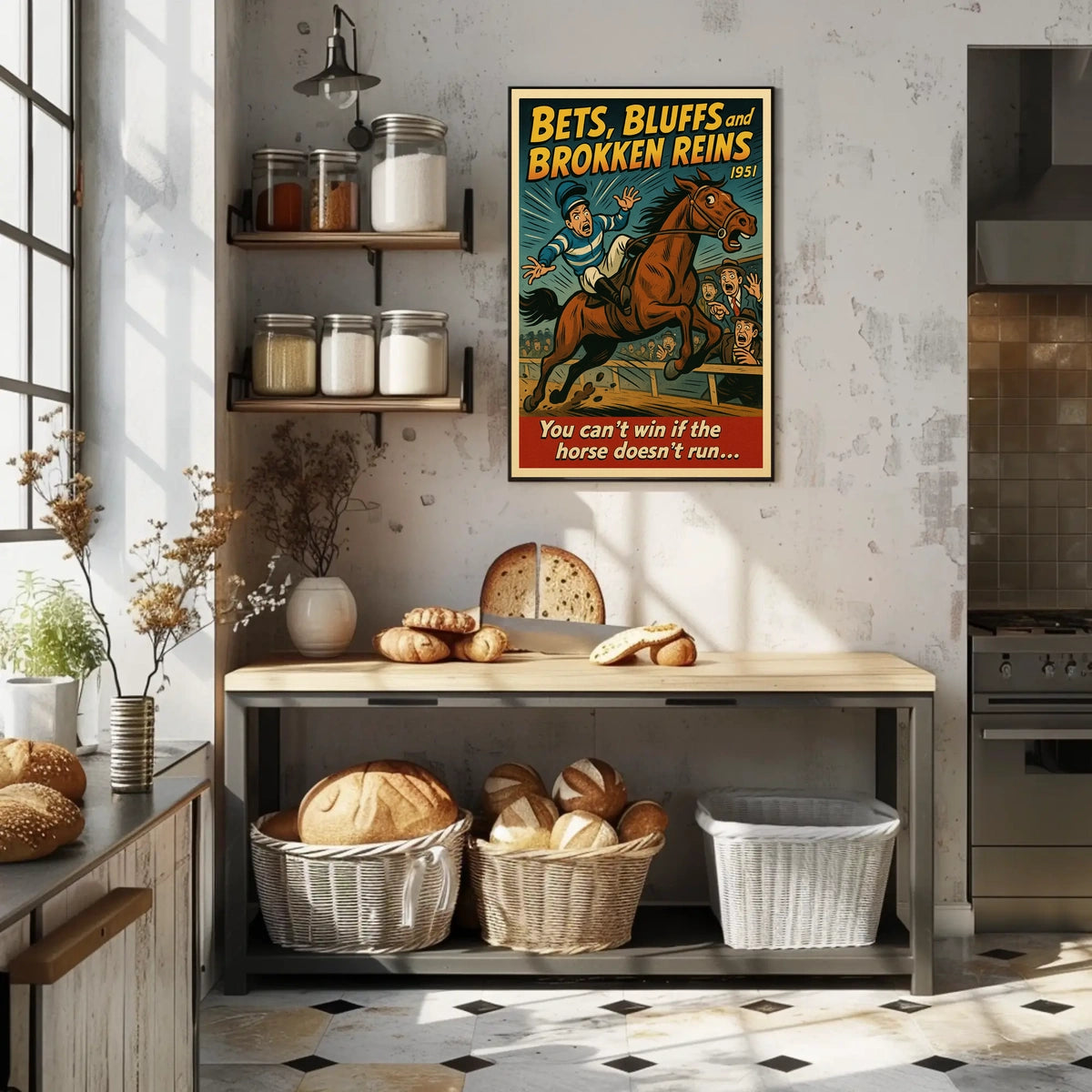 Bets, Bluffs, and Broken Reins Poster