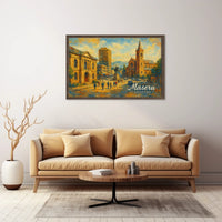 Maseru Cityscape Realism Wanderlust Poster
