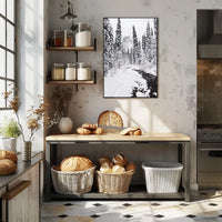 Winter Wonderland Photorealistic National Park Poster