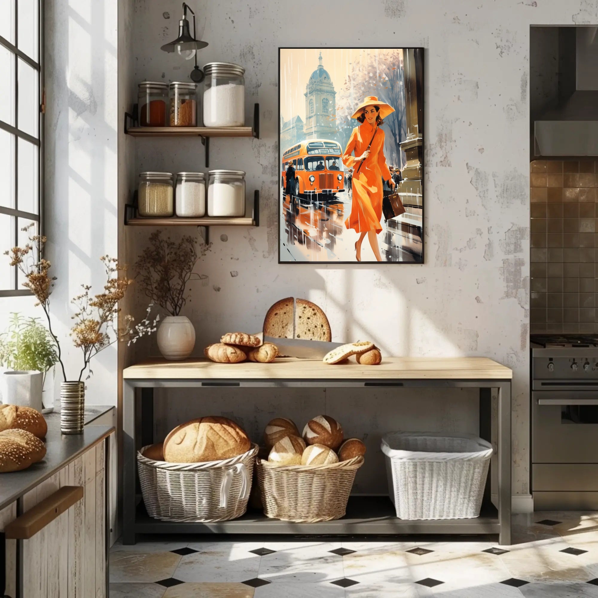 Autumn In The City Poster PosterGoat