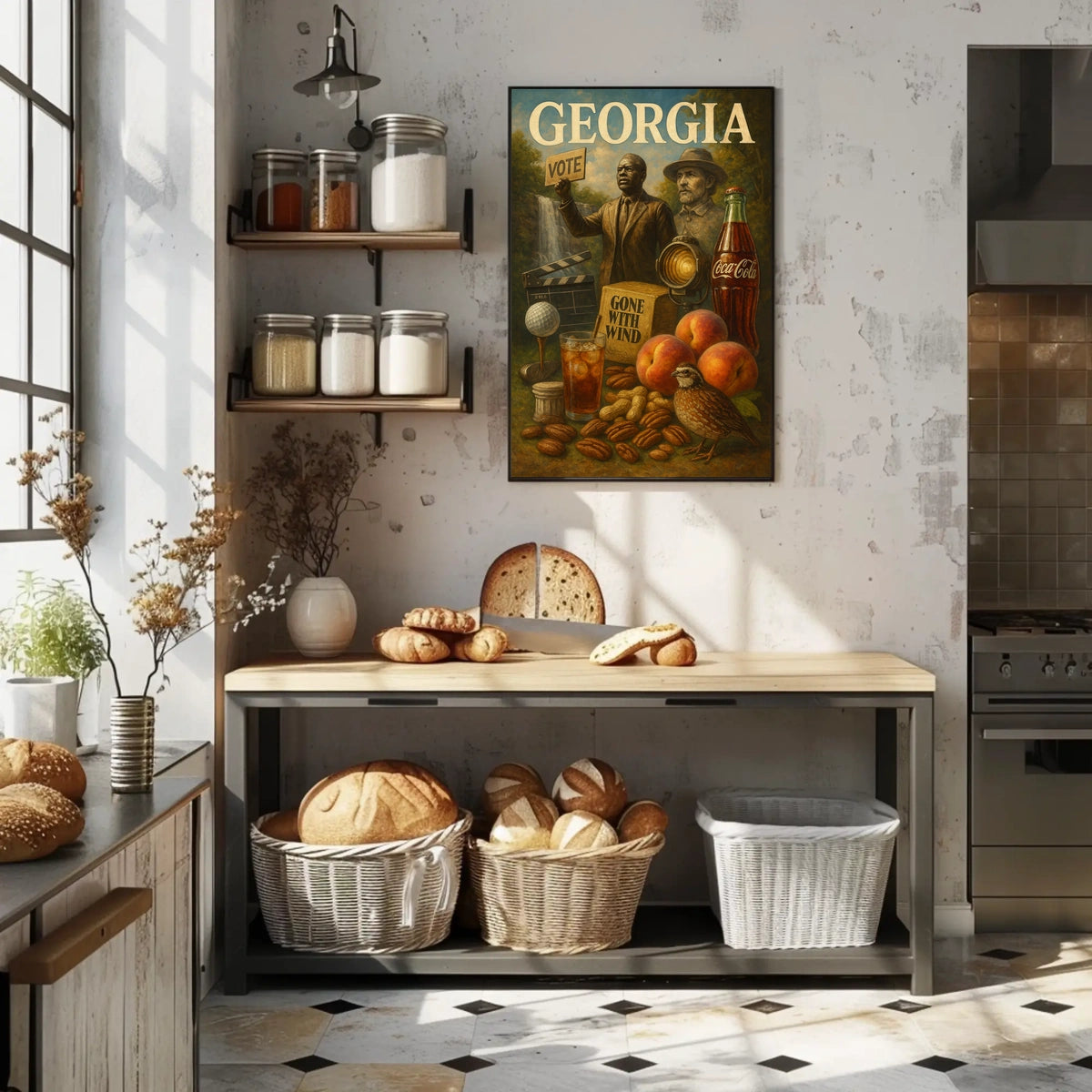 Georgia Heritage Montage Poster