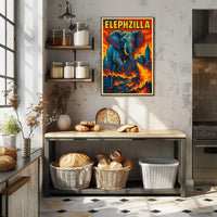 Elephzilla Rampage Poster