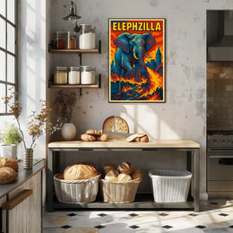 Elephzilla Rampage Poster