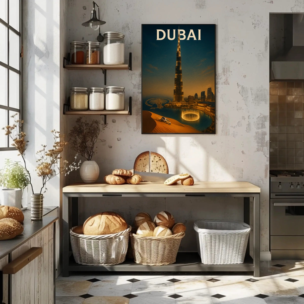 Dubai City Of Modern Marvels Modern Poster
