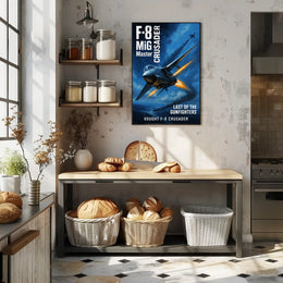 Vought F-8 Crusader Last of the Gunfighters Poster PosterGoat