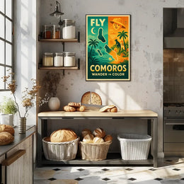 Comoros Adventure Wanderlust Travel Poster PosterGoat
