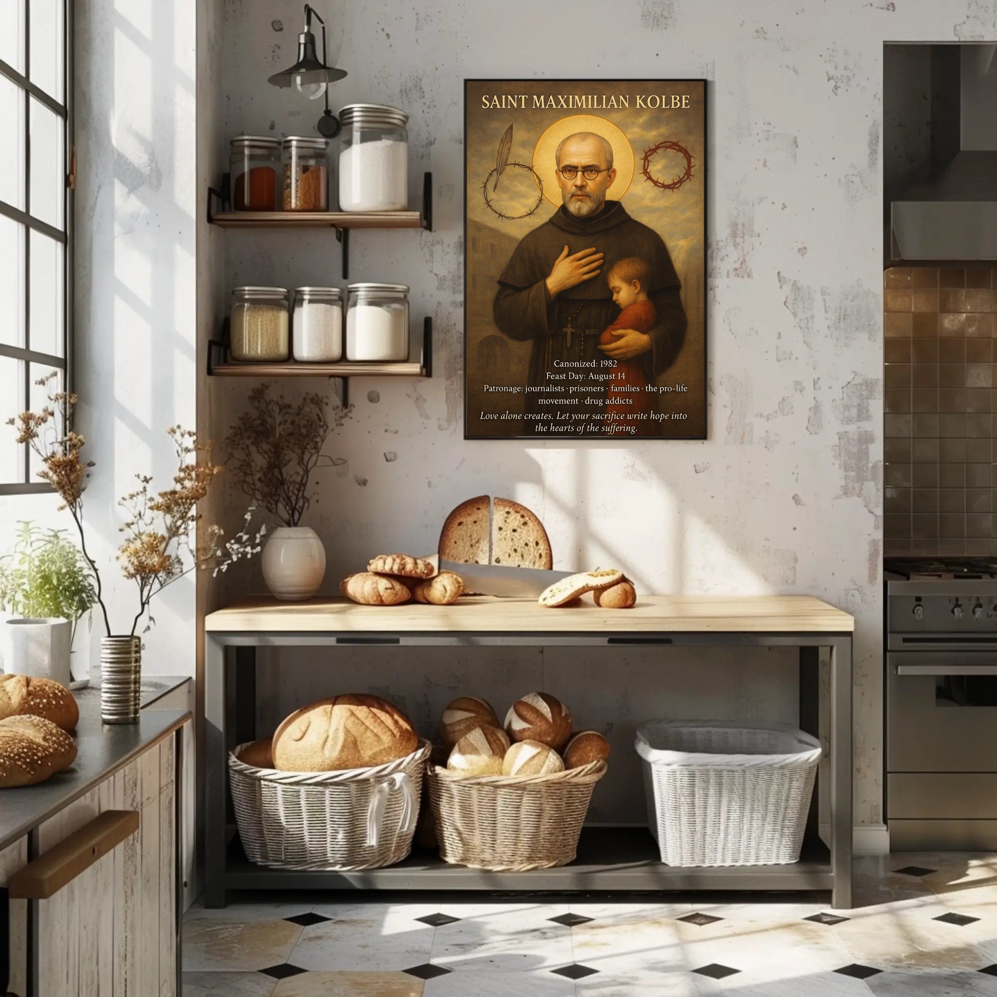 Saint Maximilian Kolbe Poster PosterGoat