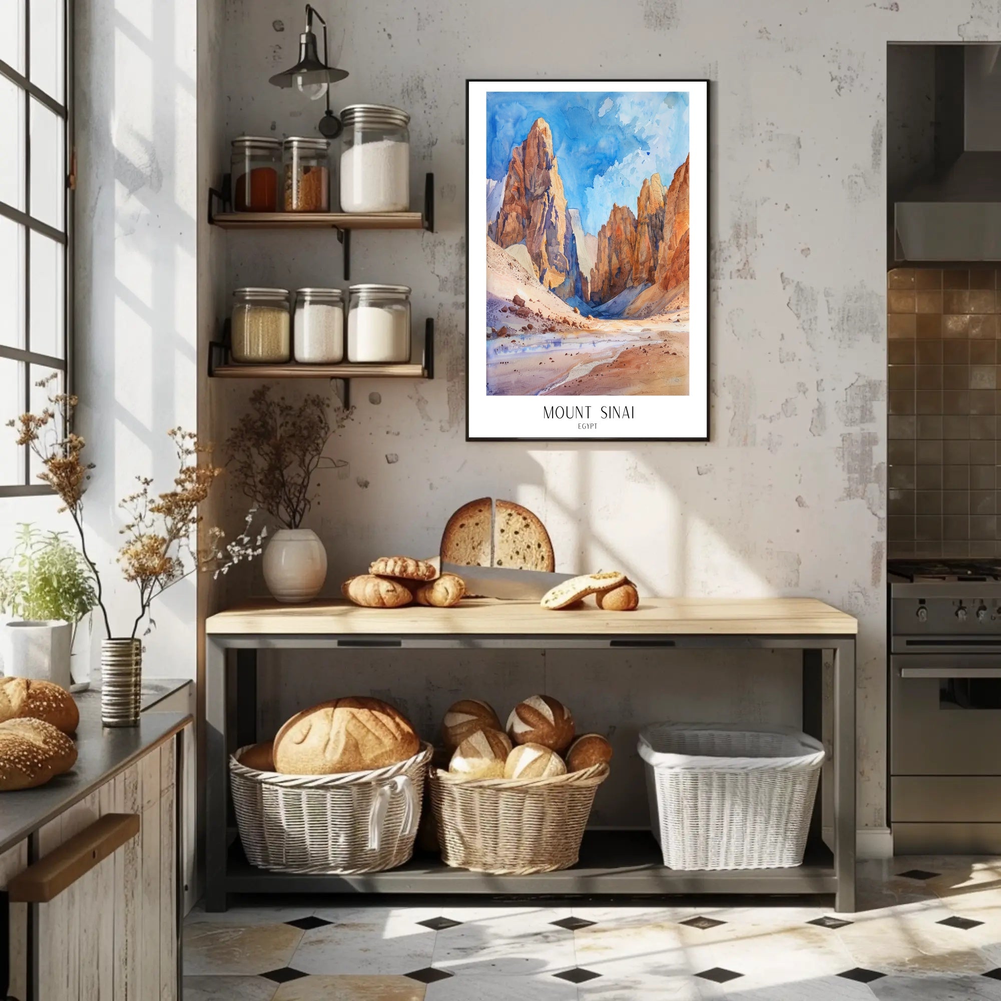 Mount Sinai Poster PosterGoat