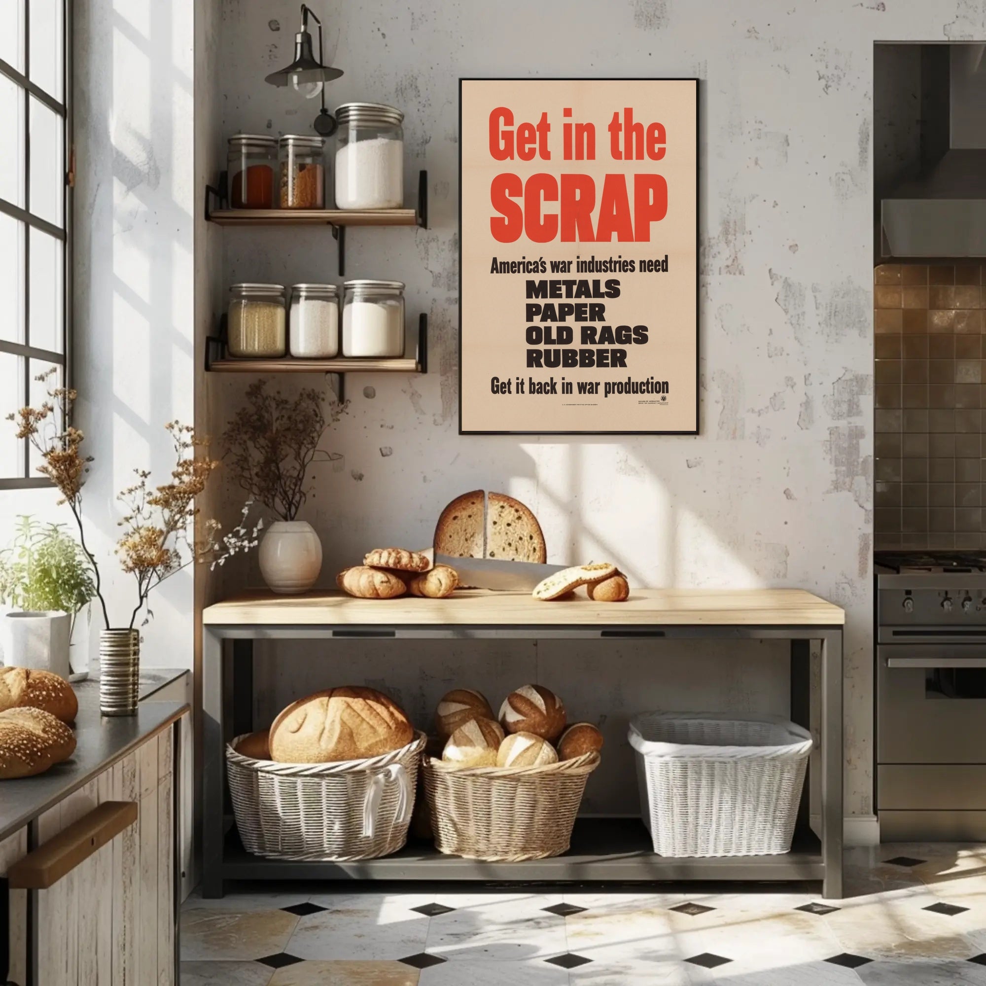 Get in the Scrap Poster PosterGoat