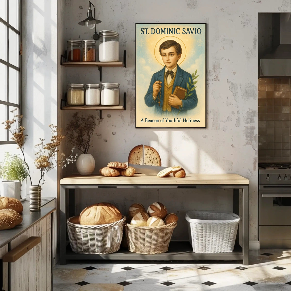 St. Dominic Savio A Beacon of Youthful Holiness Poster