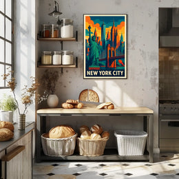New York City Skyline Poster