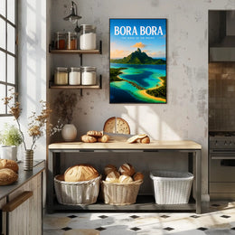 Bora Bora The Jewel of the Pacific Poster PosterGoat