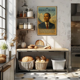 Barack Obama Presidency Inspirational Patriotic Poster