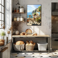 Serene Mediterranean Artists’ Retreat Travel Poster