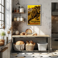 Patriotic War Bond Propaganda Poster for National Support