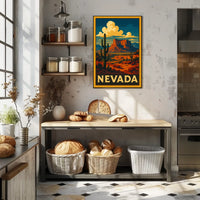 Nevada Desert Landscape Poster