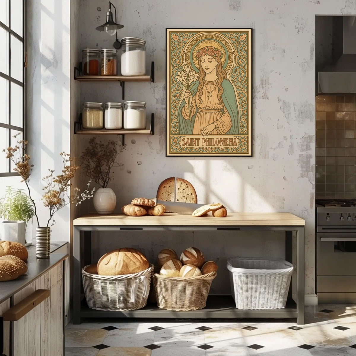 St. Philomena Sacred Poster