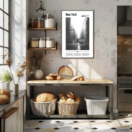New York City Urban Architecture Poster Modern Wall Art