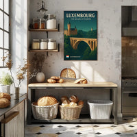 Luxembourg The Heart Of Europe Poster