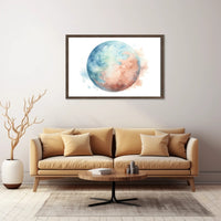 Watercolor Earth Poster