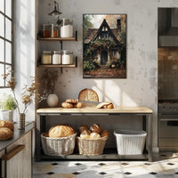 Enchanted Cottage In Autumn Poster
