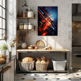 Dynamic Abstract Composition Abstract Poster PosterGoat