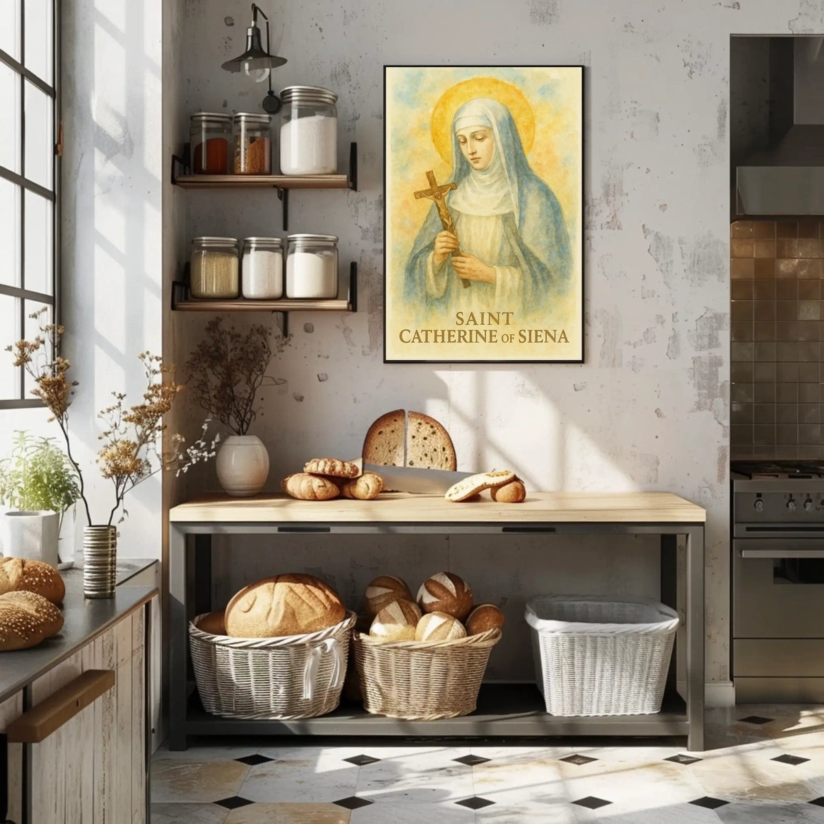 Saint Catherine Siena Poster