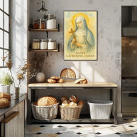 Saint Catherine Siena Poster