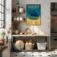 Blue Dot Jawfish NatureS Sand Poster