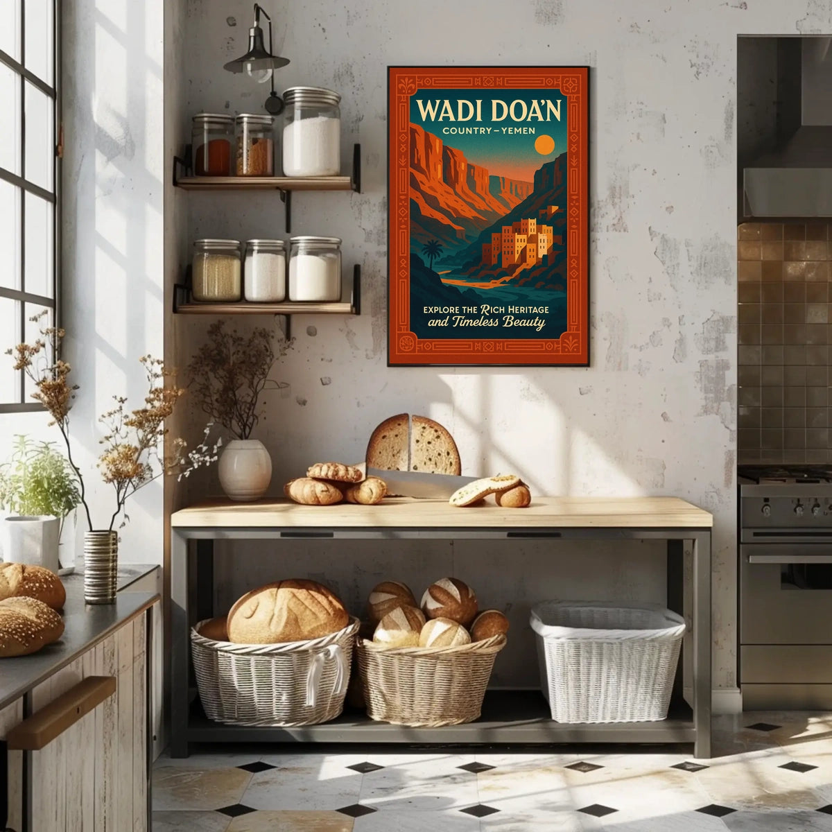 Wadi DoAn YemenS Timeless Beauty Poster