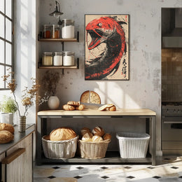 Mystical Chalice Fantasy Poster: Enchanting Fire Display PosterGoat