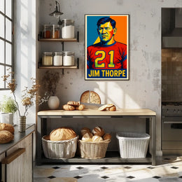 Jim Thorpe Legendary Athlete Poster