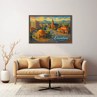 Eswatini Cityscape Poster