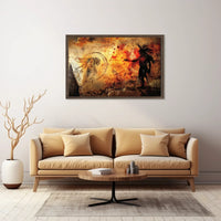 Prehistoric Cave Art Poster: Indigenous Heritage Design